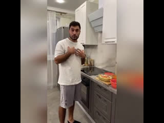 cooking for himself